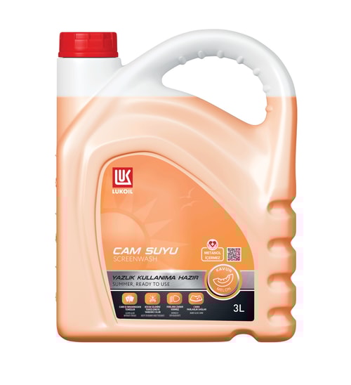 Lukoil Yazlık Camsuyu Kavun Kokulu 3 Litre